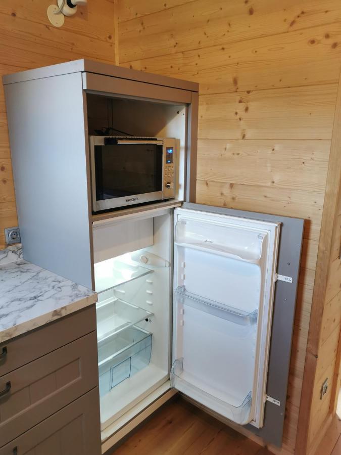 Das Paradieschen Edlitz - Stilvolles Blockhaus Mit Kamin エクステリア 写真